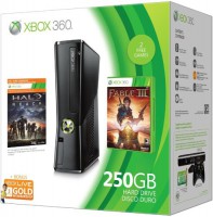 Xbox 360 250GB Bundle Especial Incluye Halo Reach & Fable 3